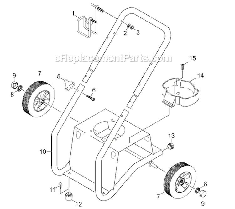 Page A Diagram and Parts List for G1800LB G 1800 LB 1.133-124.0 Karcher Pressure Washer