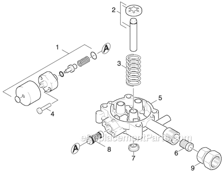 Page C Diagram and Parts List for G2000ET G 2000 ET 11336200 Karcher Pressure Washer