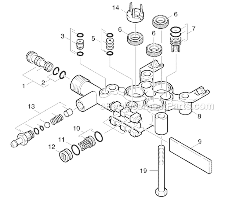 Page D Diagram and Parts List for G2500LH G 2500 LH 11944030 Karcher Pressure Washer
