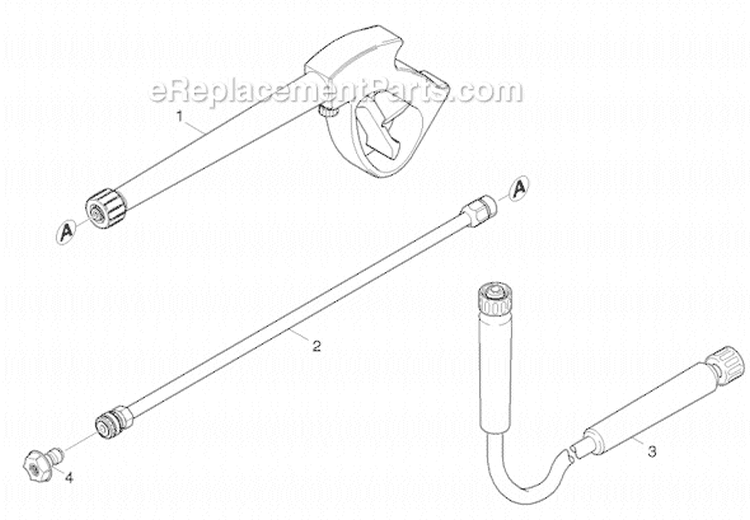 Page H Diagram and Parts List for G2500LH G 2500 LH 11944030 Karcher Pressure Washer
