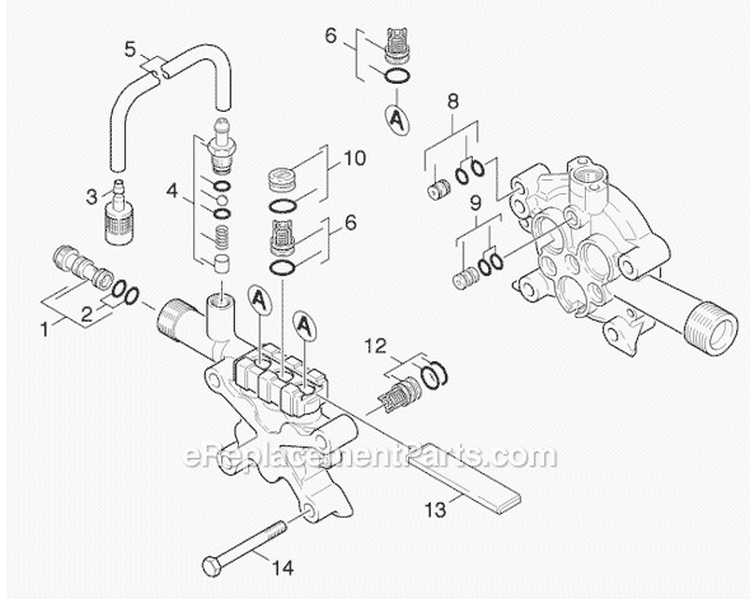 Page B Diagram and Parts List for G2500OH G 2500 OH 11945120 Karcher Pressure Washer