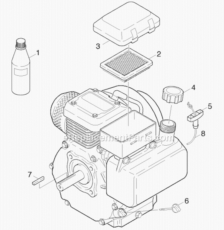 Page D Diagram and Parts List for G2500OH G 2500 OH 11945120 Karcher Pressure Washer