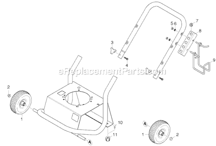 Page A Diagram and Parts List for G2500PH G 2500 PH 11944010 Karcher Pressure Washer