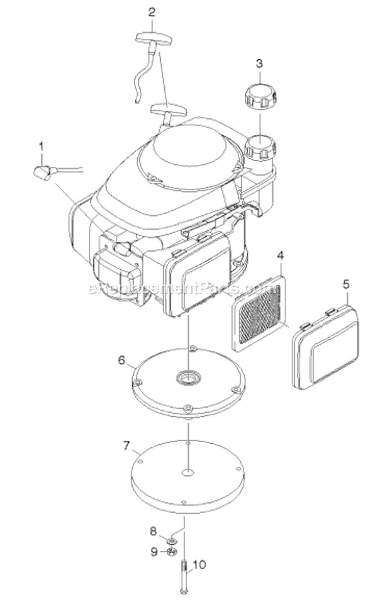Page D Diagram and Parts List for G2500PH G 2500 PH 11944010 Karcher Pressure Washer
