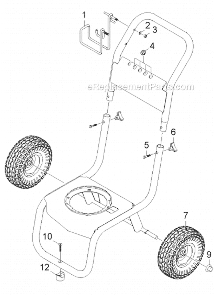 Page A Diagram and Parts List for G2500VH G 2500 VH 11944020 -Version 2 Karcher Pressure Washer