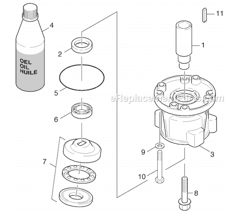 Page E Diagram and Parts List for G2500VH G 2500 VH 11944020 -Version 2 Karcher Pressure Washer