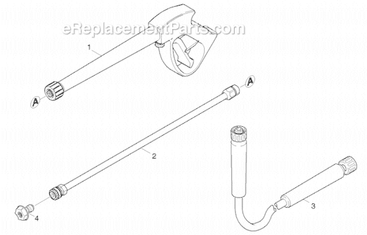 Page F Diagram and Parts List for G2500VH G 2500 VH 11944020 -Version 2 Karcher Pressure Washer