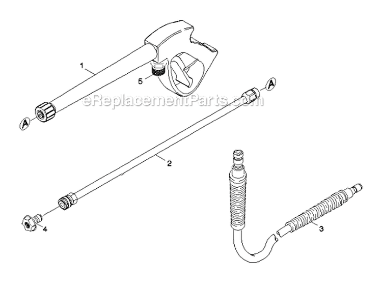 Accessories Diagram and Parts List for G2600PC G 2600 PC 11071110 Karcher Pressure Washer