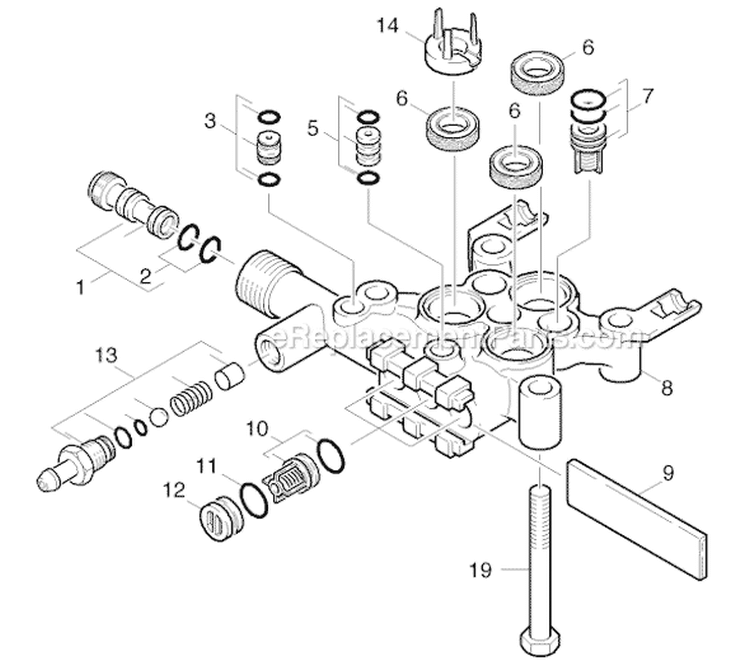 Page D Diagram and Parts List for G2600PH G 2600 PH 11944050 Karcher Pressure Washer