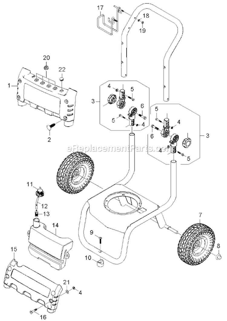 Page A Diagram and Parts List for G2600VH G 2600 VH 11944040 Karcher Pressure Washer