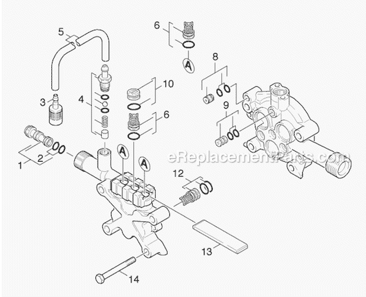 Page B Diagram and Parts List for G2650OH G 2650 OH 11945130 Karcher Pressure Washer