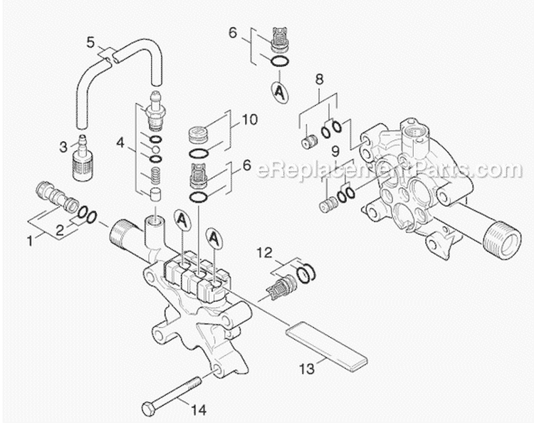 Page B Diagram and Parts List for G3000BH G 3000 BH 11946010 Karcher Pressure Washer