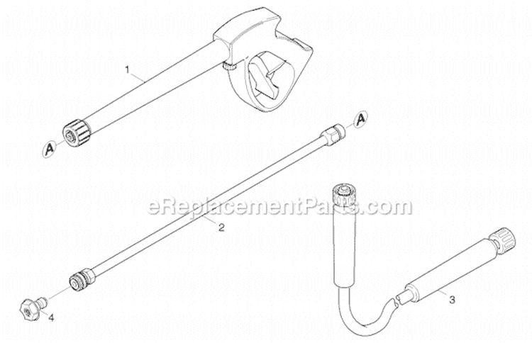 Page J Diagram and Parts List for G4000RH G 4000 RH 18104010 Karcher Pressure Washer