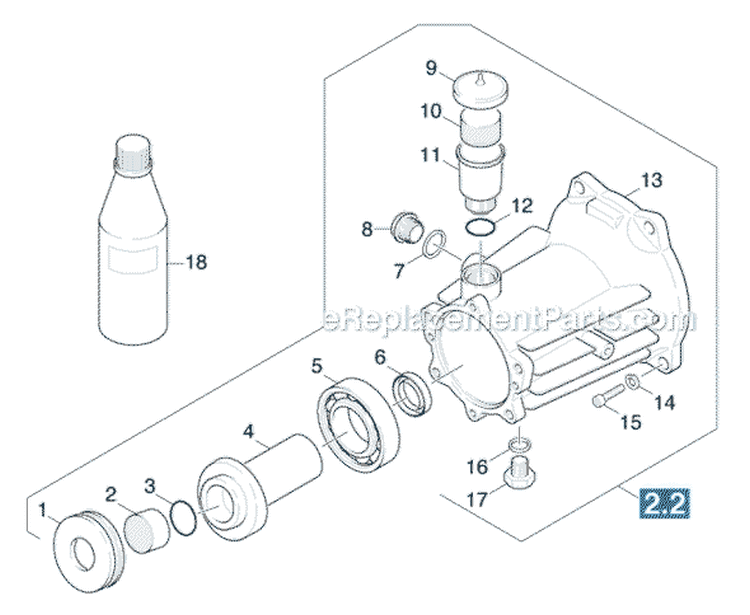 Page H Diagram and Parts List for G4000RH G 4000 RH 18104010 Karcher Pressure Washer