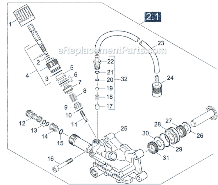 Page C Diagram and Parts List for HD2700DB HD 2700 DB 1.194-116.0 Karcher Pressure Washer