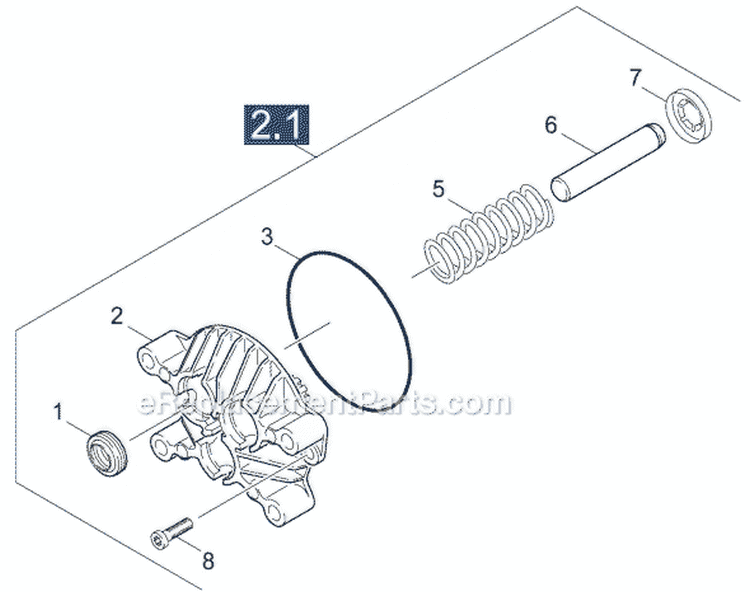 Page D Diagram and Parts List for HD2700DB HD 2700 DB 1.194-116.0 Karcher Pressure Washer