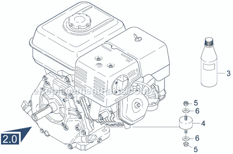 Page E Diagram and Parts List for HD2700DB HD 2700 DB 1.194-116.0 Karcher Pressure Washer