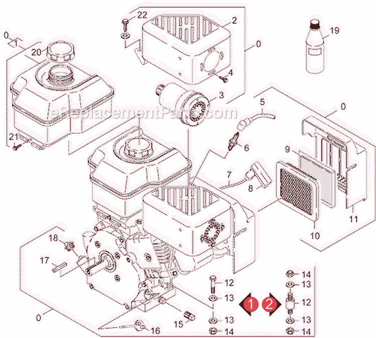 Page F Diagram and Parts List for HD2700DB HD 2700 DB 1.194-116.0 Karcher Pressure Washer