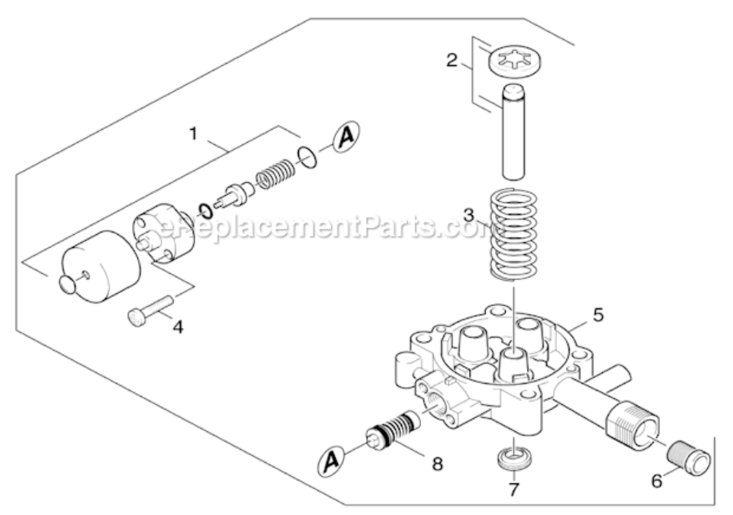 Page D Diagram and Parts List for K4400G 1.133-208.0 Karcher Pressure Washer