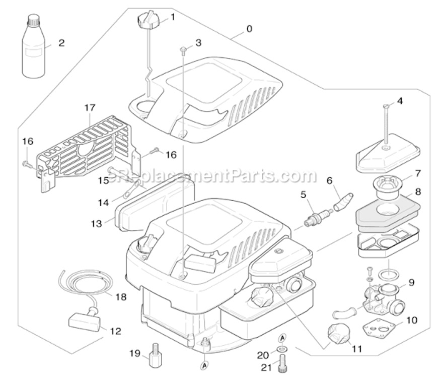 Page F Diagram and Parts List for K4400G 1.133-208.0 Karcher Pressure Washer