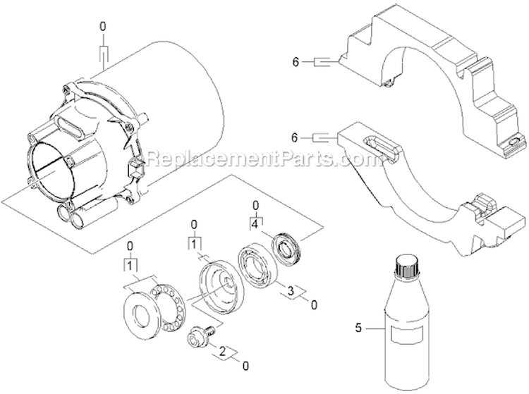 Motor Diagram and Parts List for K5740  Karcher Pressure Washer