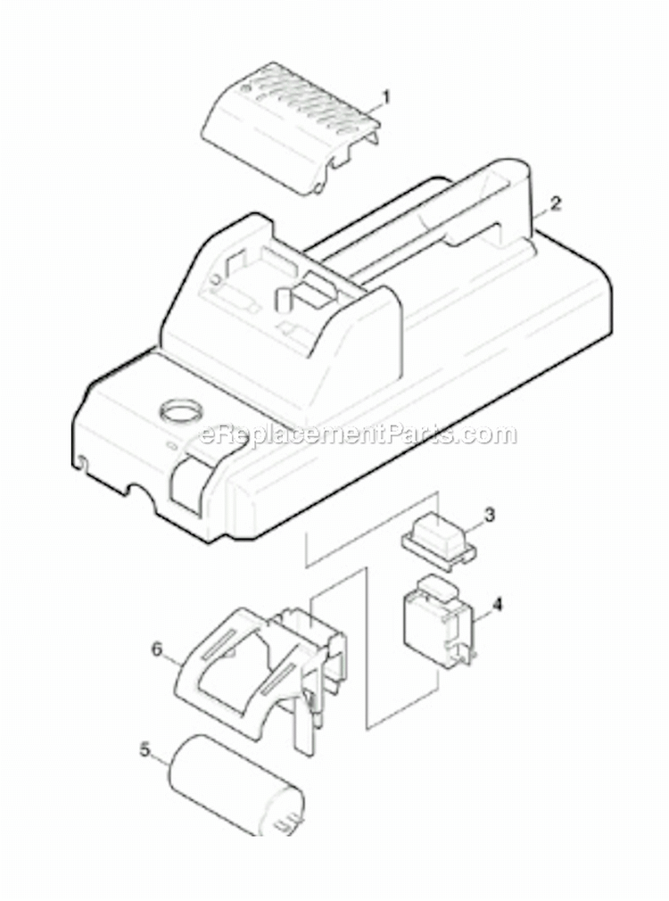 Housing 1 Diagram and Parts List for K580  Karcher Pressure Washer