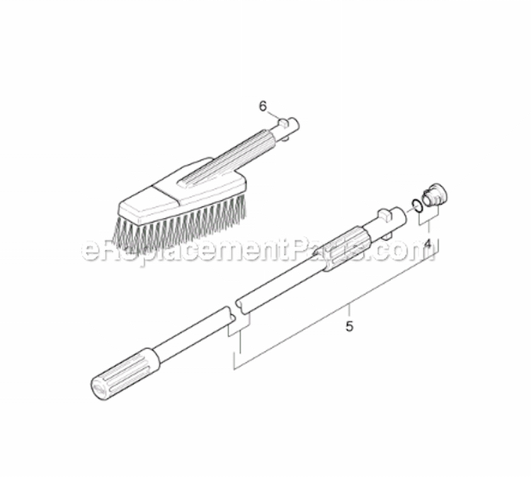 Nozzles Version 1 Diagram and Parts List for K580  Karcher Pressure Washer