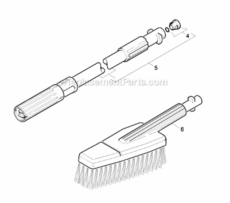 Nozzles Version 2 Diagram and Parts List for K580  Karcher Pressure Washer