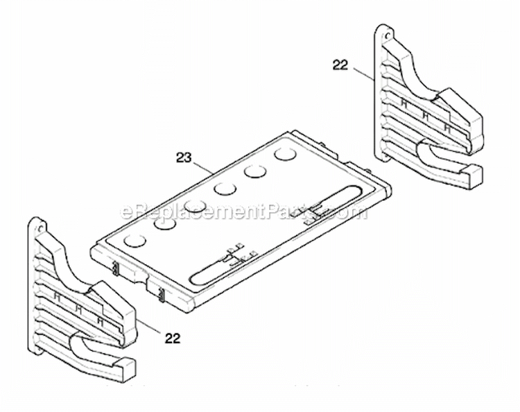 Wall Fastening Diagram and Parts List for K580  Karcher Pressure Washer