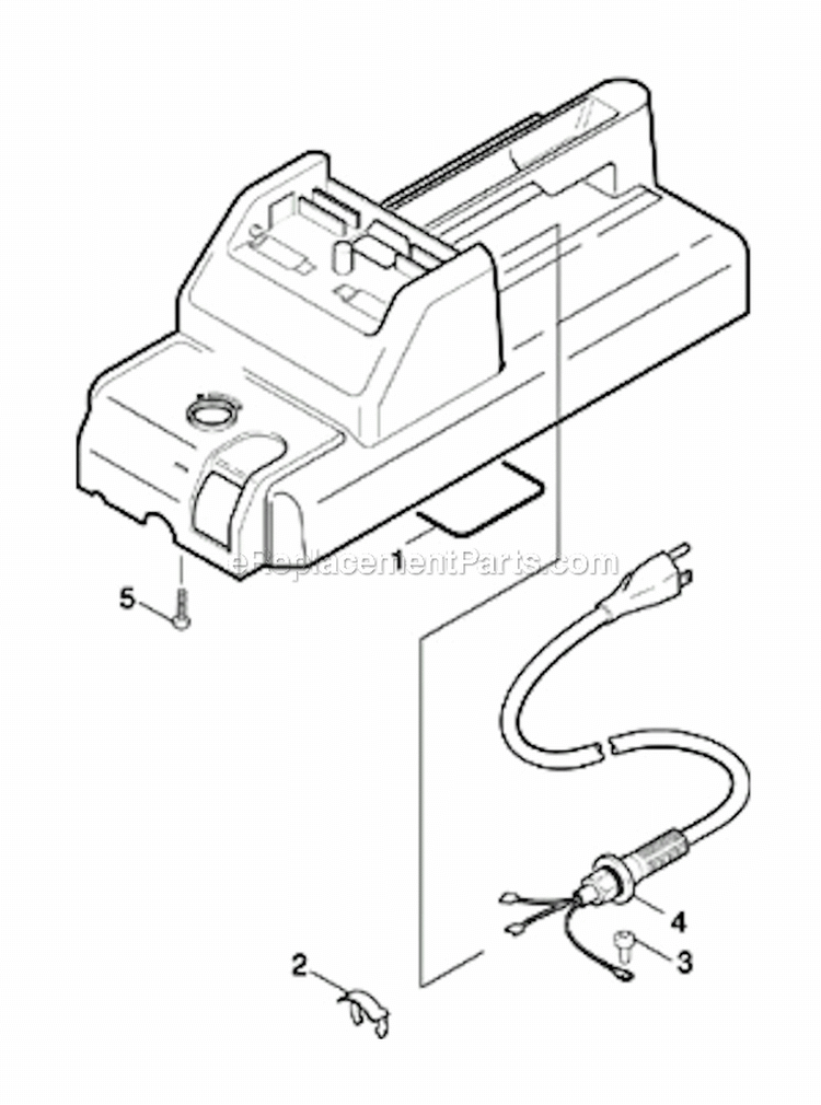 Housing 2 Diagram and Parts List for K580  Karcher Pressure Washer