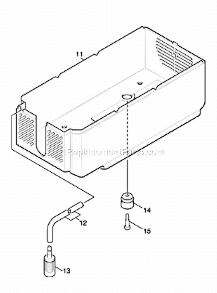 Housing 3 Diagram and Parts List for K580  Karcher Pressure Washer