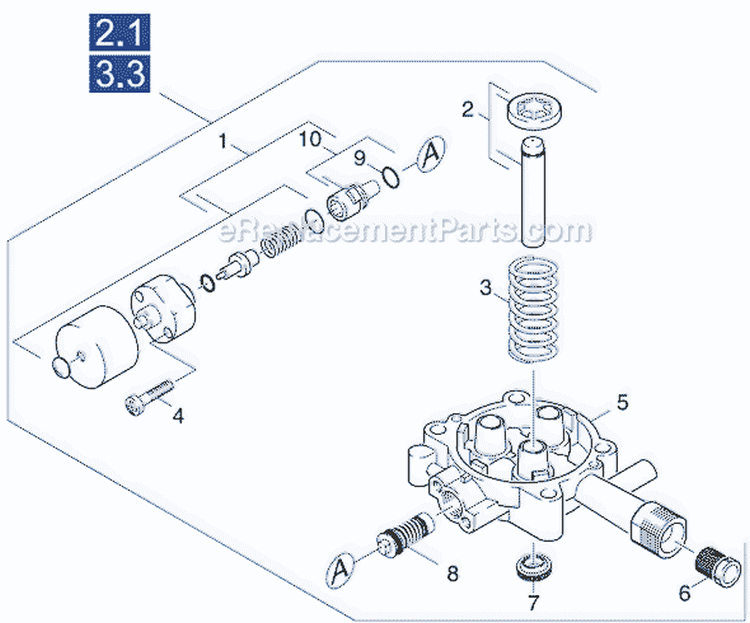 Page C Diagram and Parts List for K1800IB K 1800 IB 1.133-121.0 Karcher Pressure Washer
