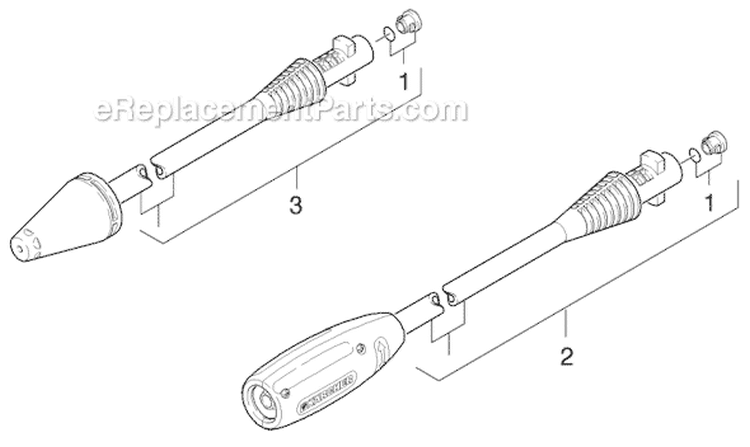 Page F Diagram and Parts List for K221TV K 2.21 TV 16011310 Karcher Pressure Washer