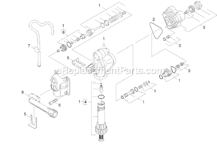 Page B Diagram and Parts List for K226M K 2.26M 16016030 Karcher Pressure Washer