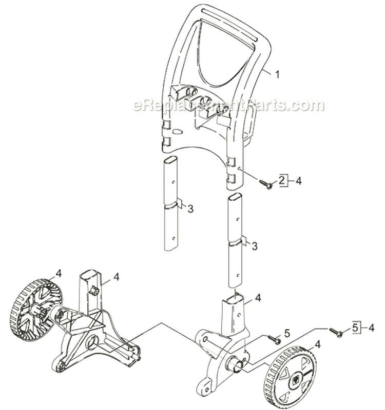 Page B Diagram and Parts List for K240D-PL-VPS K 2.40D-PL-VPS 1.223-585.0 Karcher Pressure Washer