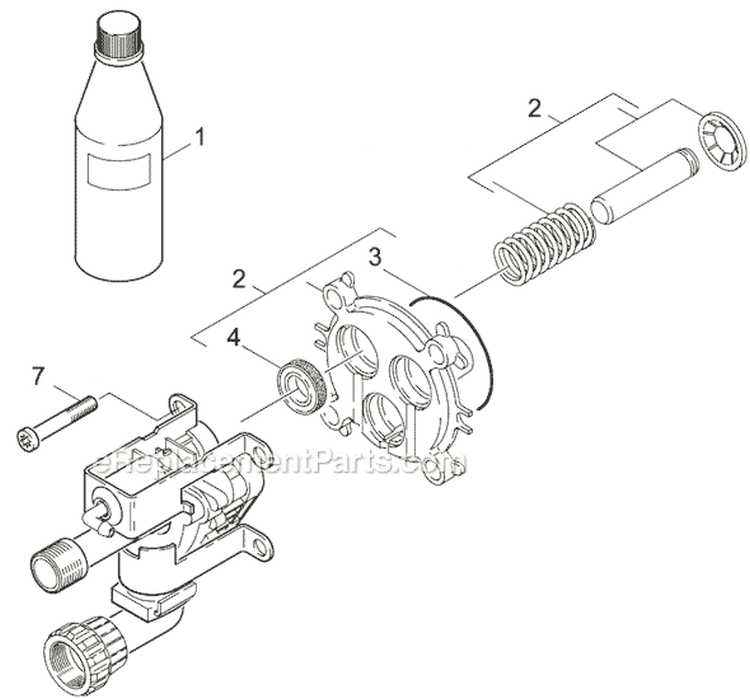 Page D Diagram and Parts List for K240D-PL-VPS K 2.40D-PL-VPS 1.223-585.0 Karcher Pressure Washer