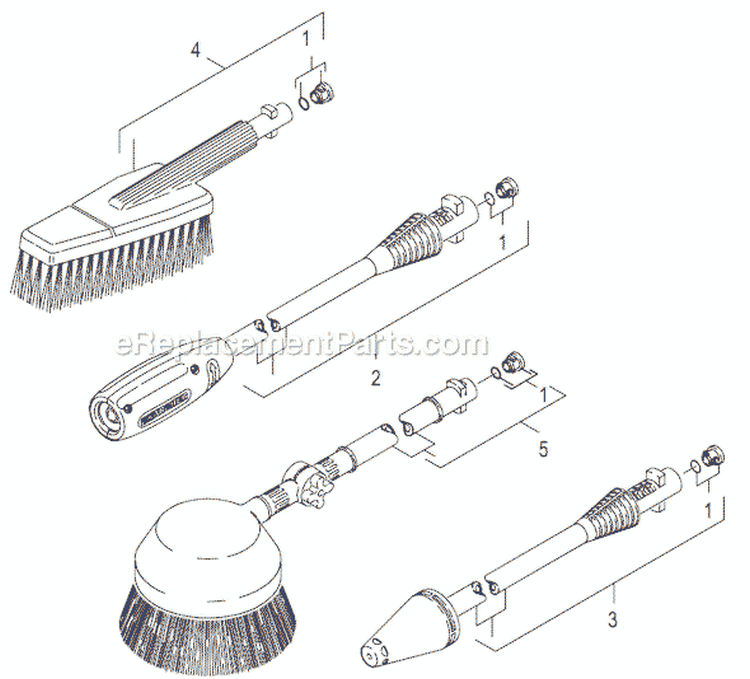 Page H Diagram and Parts List for K240D-PL-VPS K 2.40D-PL-VPS 1.223-585.0 Karcher Pressure Washer