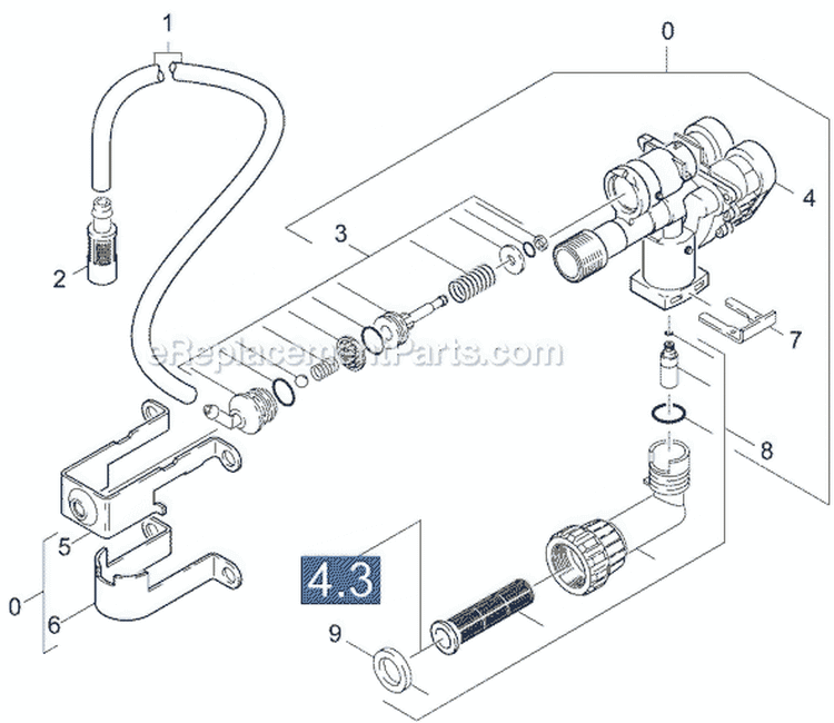 Page B Diagram and Parts List for K245PL-VPS K 2.45 PL-VPS 1.223-595.0 Karcher Pressure Washer