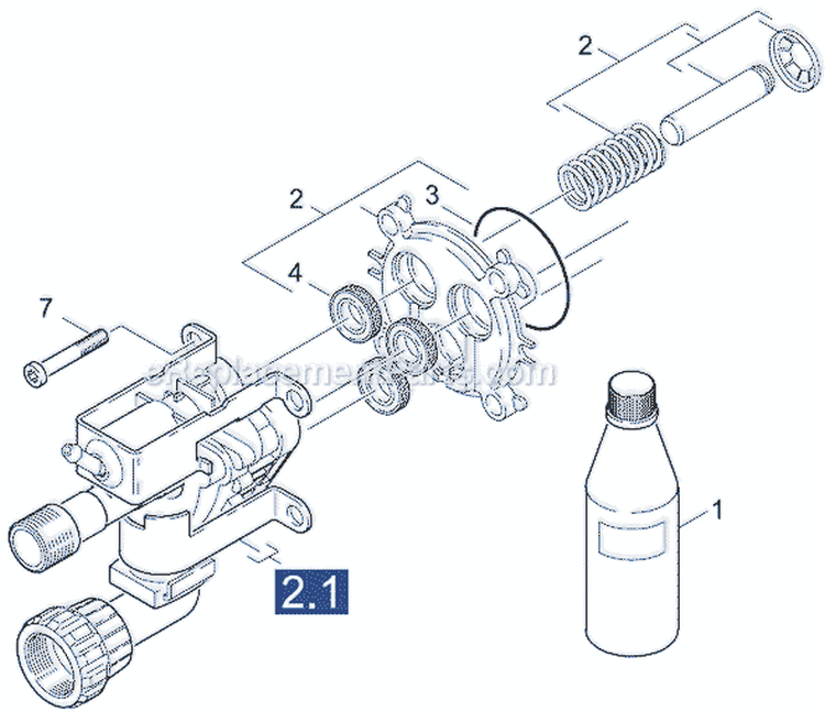 Page C Diagram and Parts List for K245PL-VPS K 2.45 PL-VPS 1.223-595.0 Karcher Pressure Washer