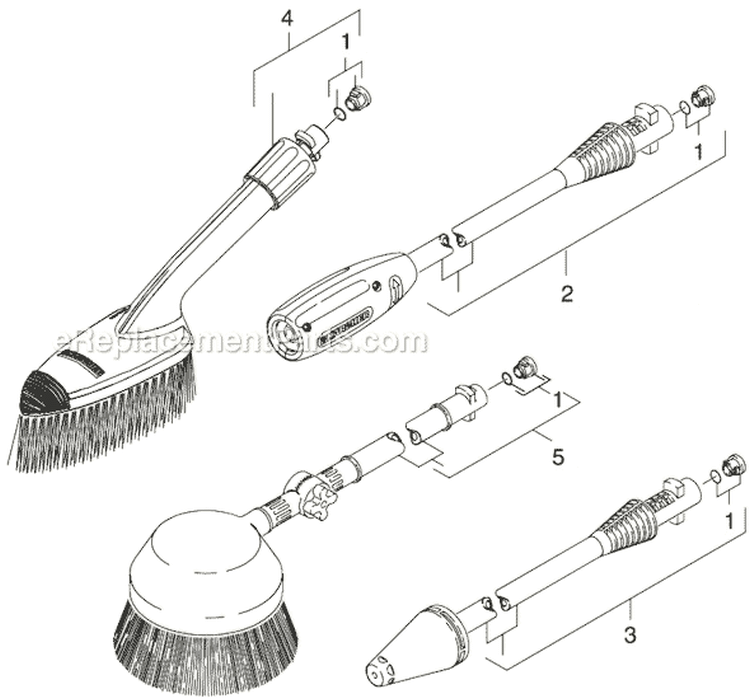 Page F Diagram and Parts List for K245PL-VPS K 2.45 PL-VPS 1.223-595.0 Karcher Pressure Washer