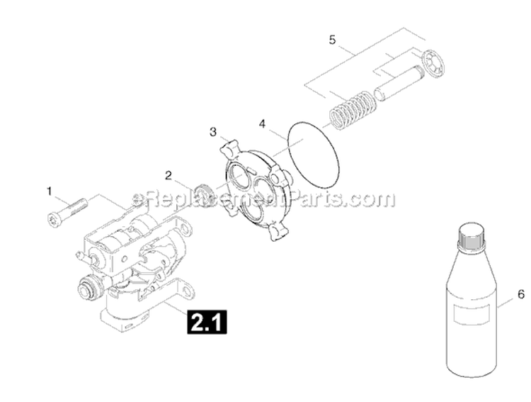 Page C Diagram and Parts List for K256MVPS K 2.56M VPS 16724620 Karcher Pressure Washer