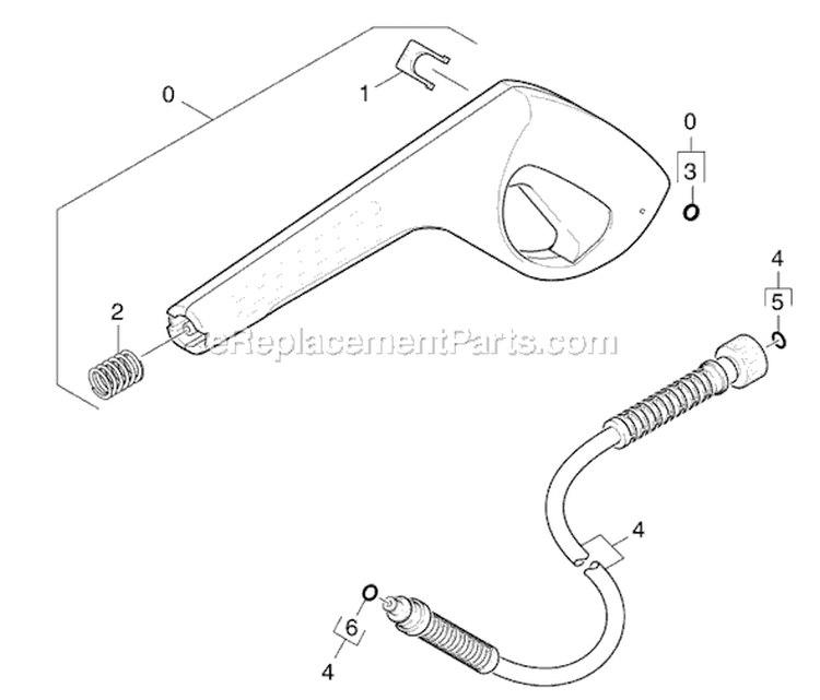Page E Diagram and Parts List for K256MVPS K 2.56M VPS 16724620 Karcher Pressure Washer