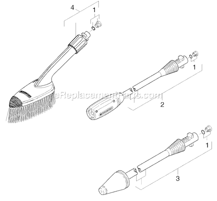 Page F Diagram and Parts List for K256MVPS K 2.56M VPS 16724620 Karcher Pressure Washer