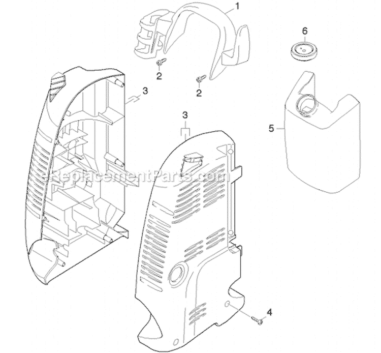 Page A Diagram and Parts List for K258MTV K 2.58 M TV 16013520 Karcher Pressure Washer