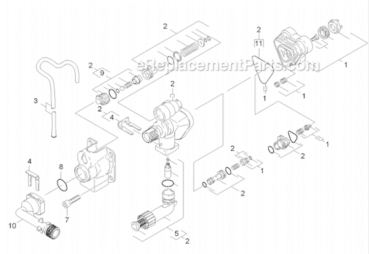 Page C Diagram and Parts List for K258MTV K 2.58 M TV 16013520 Karcher Pressure Washer