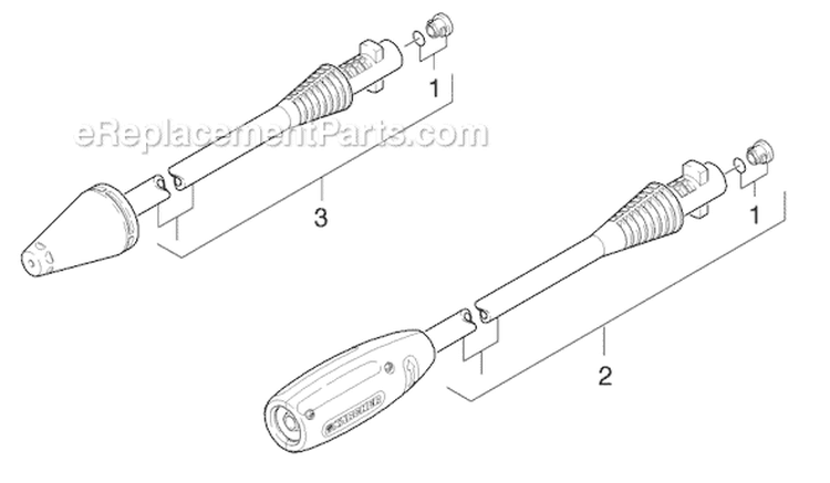 Page G Diagram and Parts List for K258MTV K 2.58 M TV 16013520 Karcher Pressure Washer