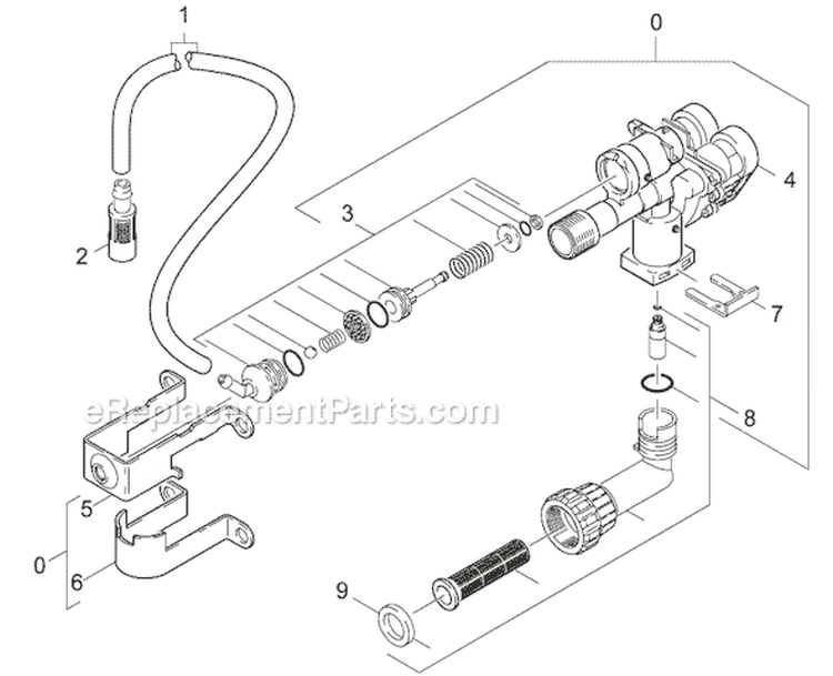 Page B Diagram and Parts List for K27 K 2.7 1.223-482.0 Karcher Pressure Washer