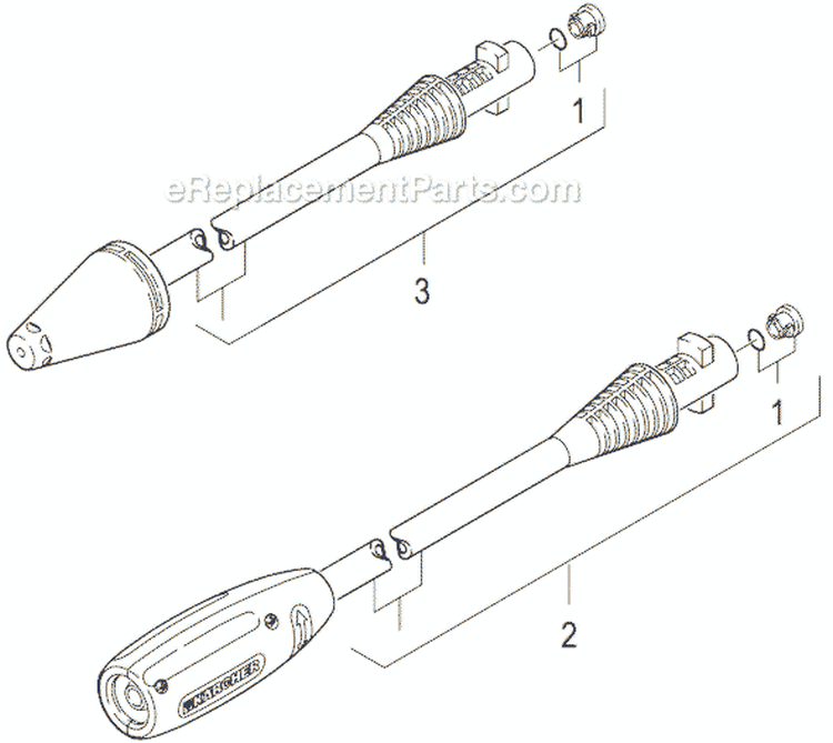 Page F Diagram and Parts List for K27 K 2.7 1.223-482.0 Karcher Pressure Washer