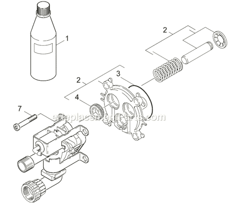Page C Diagram and Parts List for K289MD-PL K 2.89MD-PL 1.223-726.0 Karcher Pressure Washer