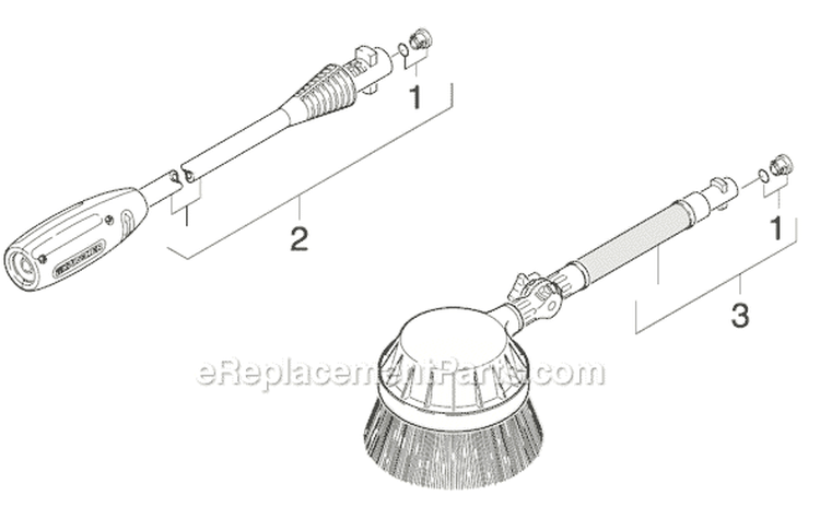 Page F Diagram and Parts List for K290M K 2.90M 1.400-359.0 Karcher Pressure Washer